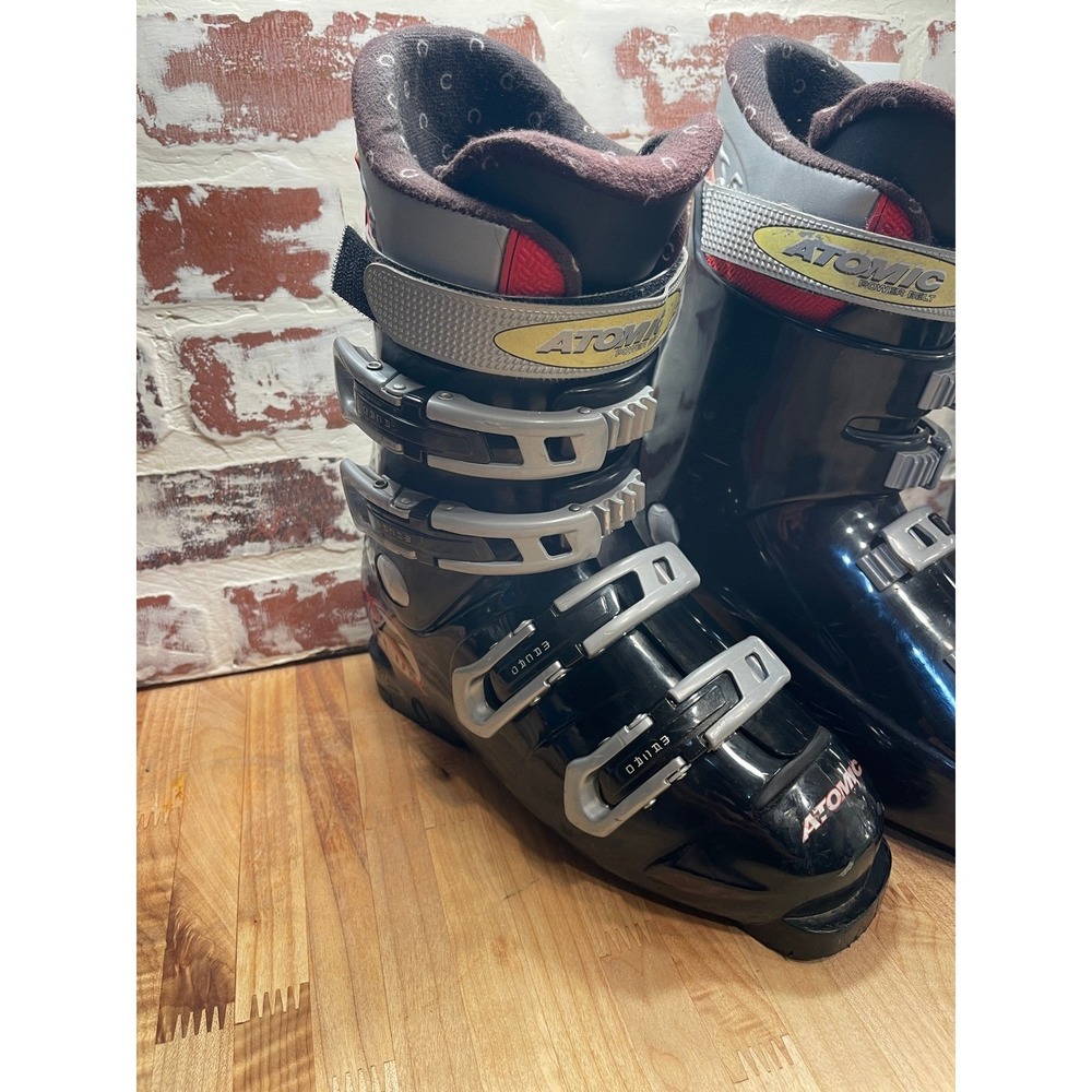 Atomic 5 X Plus Women's Ski Boots‎ Black Snow Mondo Size 25.0 Size 293mm